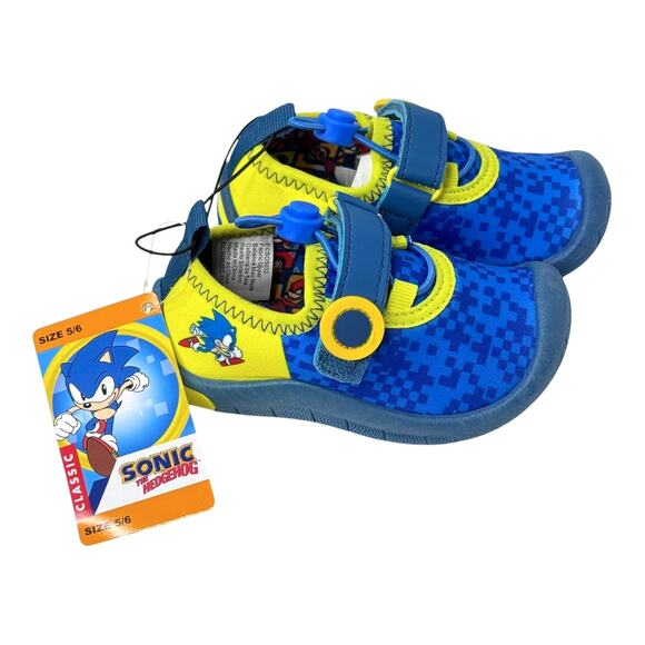 NEW Sonic Hedgehog SHOES 5/6 Toddler Boys Girls Quick-Drying Beach Water SHOE - Picture 1 of 11